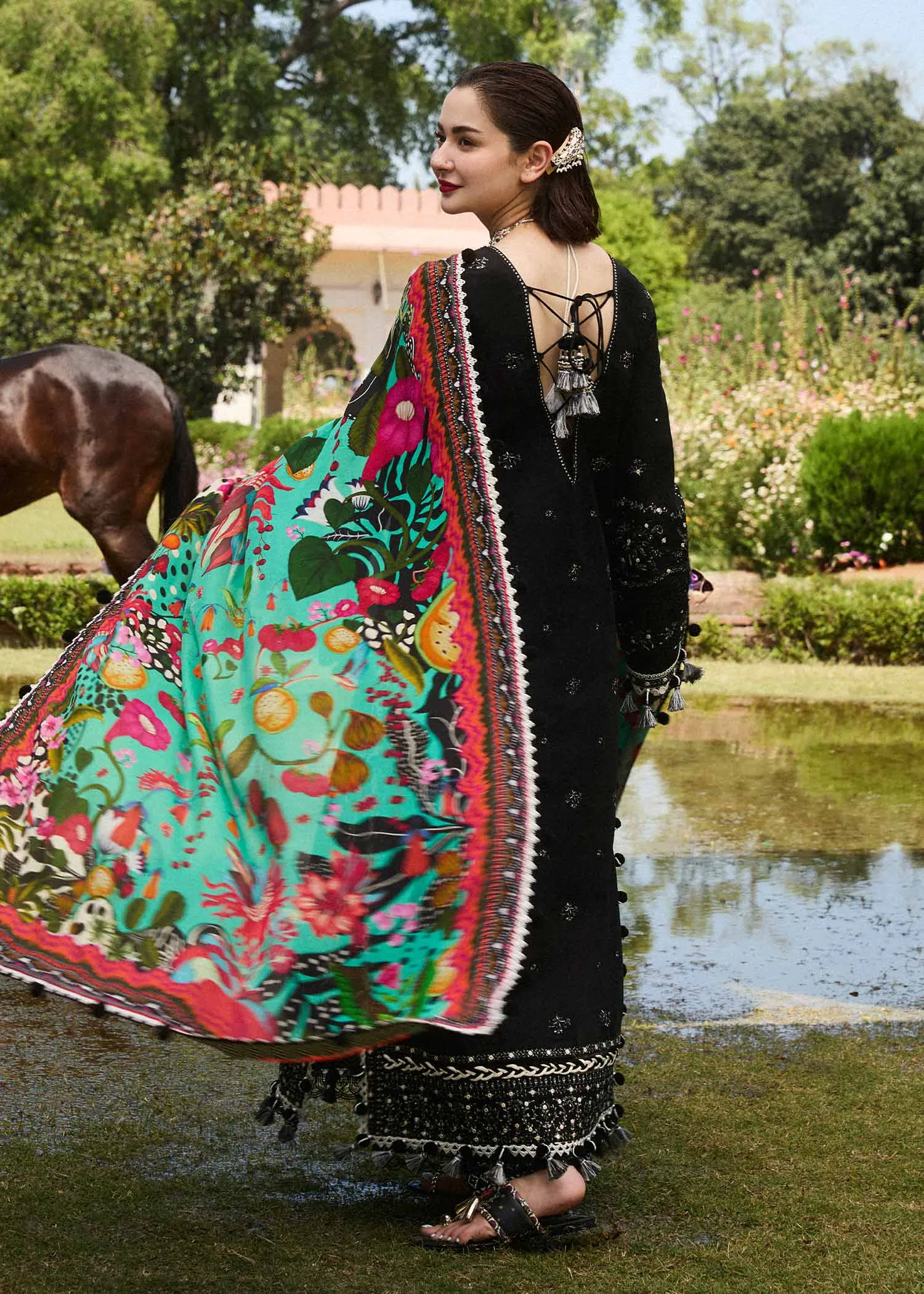 Hussain Rehar Spring/Summer Luxury Lawn – Rave