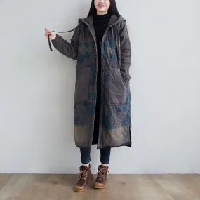 Irregular Split Padded Parka