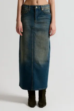 IVY-Zoe Maxi Skirt Wash Dijon