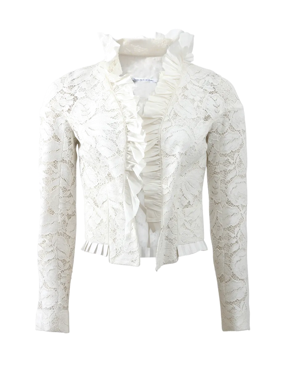 Lace Ruffle Jacket