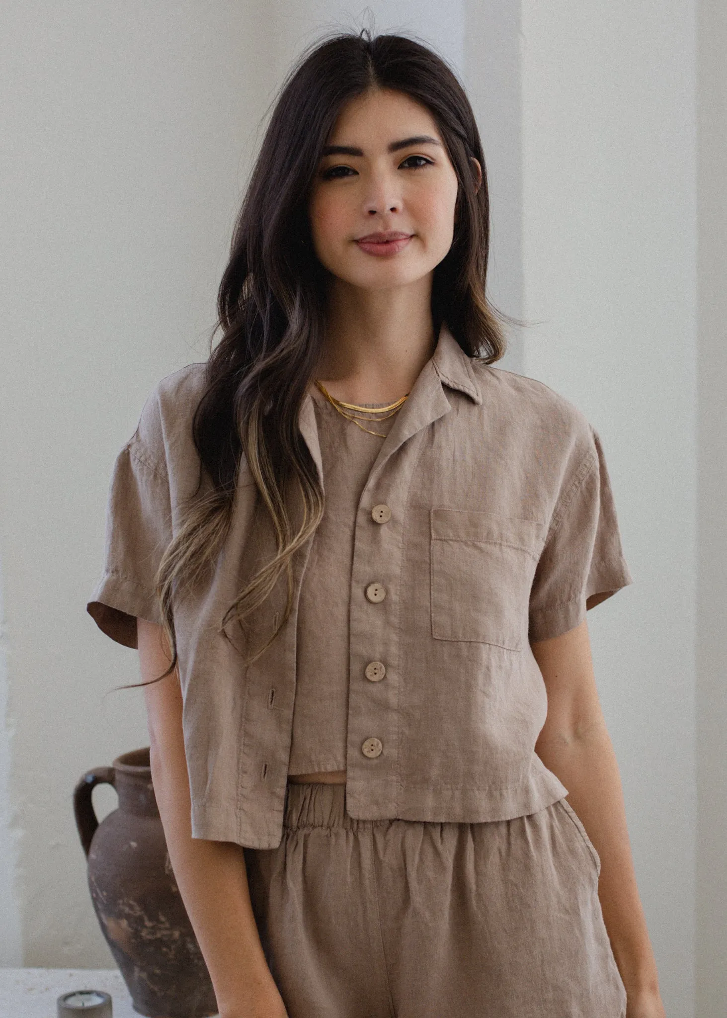 Linen Short Sleeve Shirt