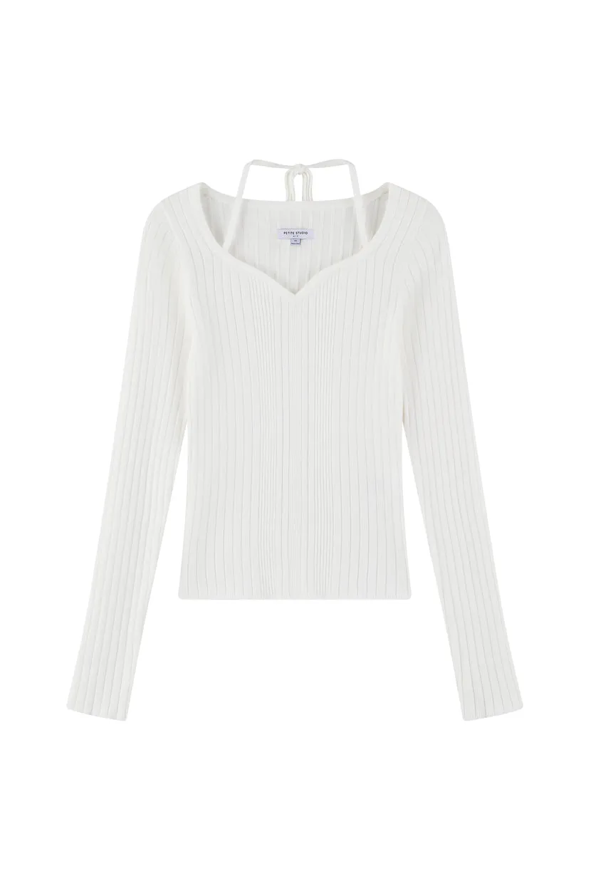 Lois Knit Top - White