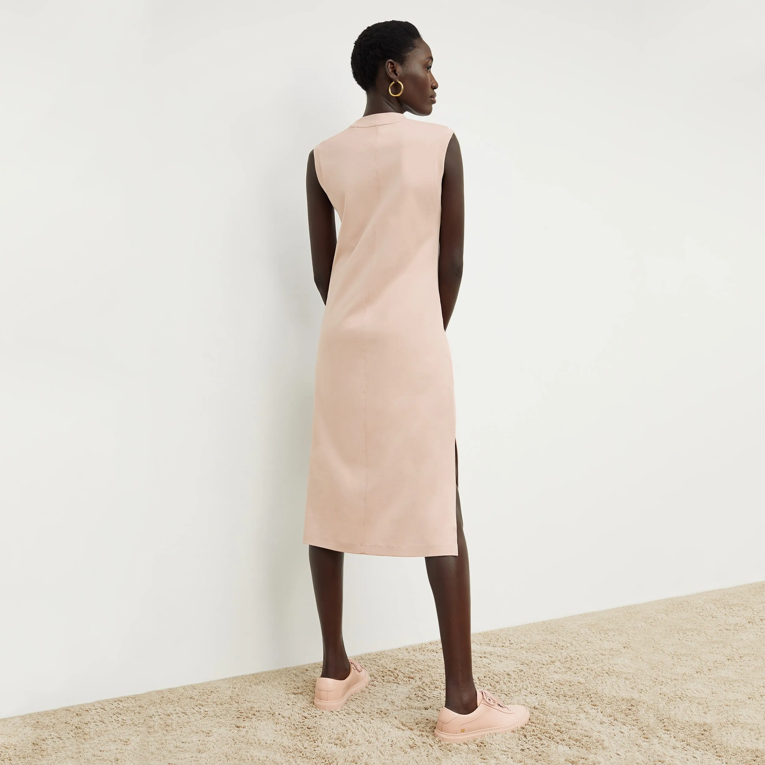 Lou Dress - Pima Cotton :: Dusty Pink