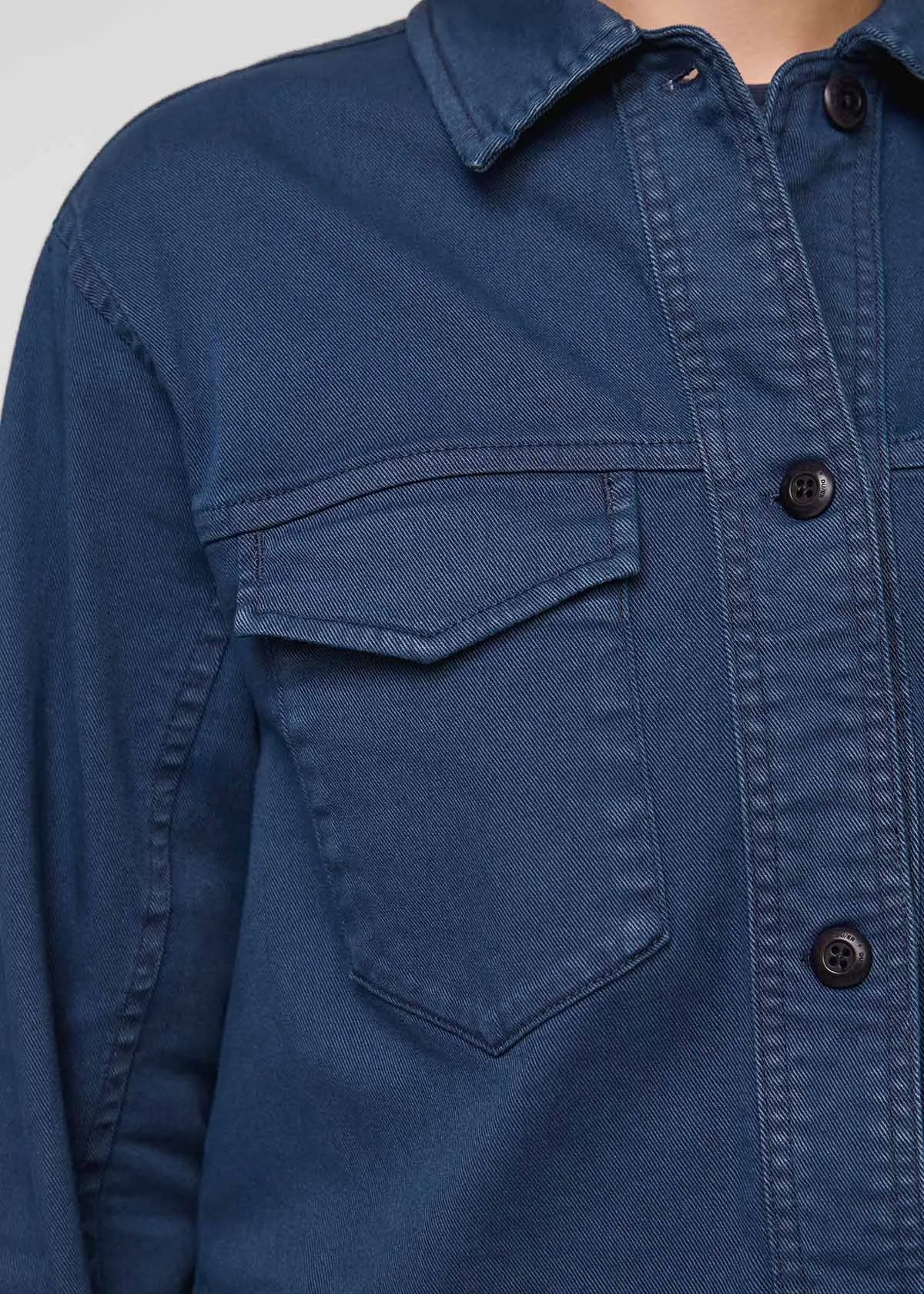 LuxTwill Trucker Jacket - Marine