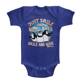 Madagascar Just Smile Baby Heather Bodysuit