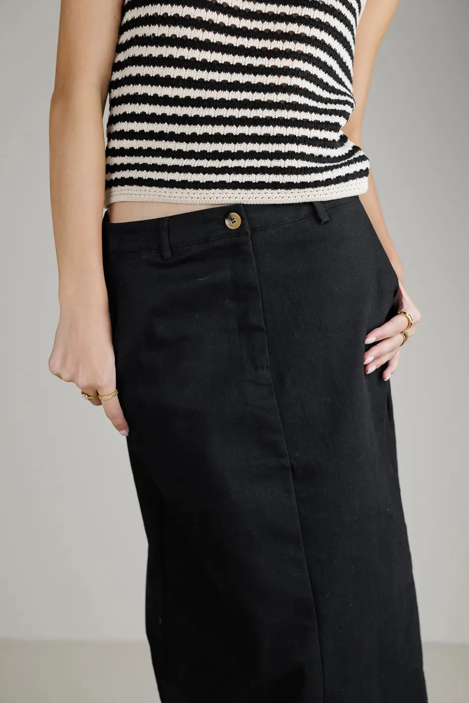 Madelynn Skirt in Black - FINAL SALE