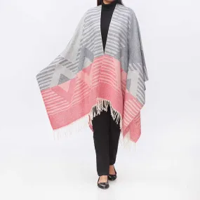 Maroon Cape Shawl PW3887