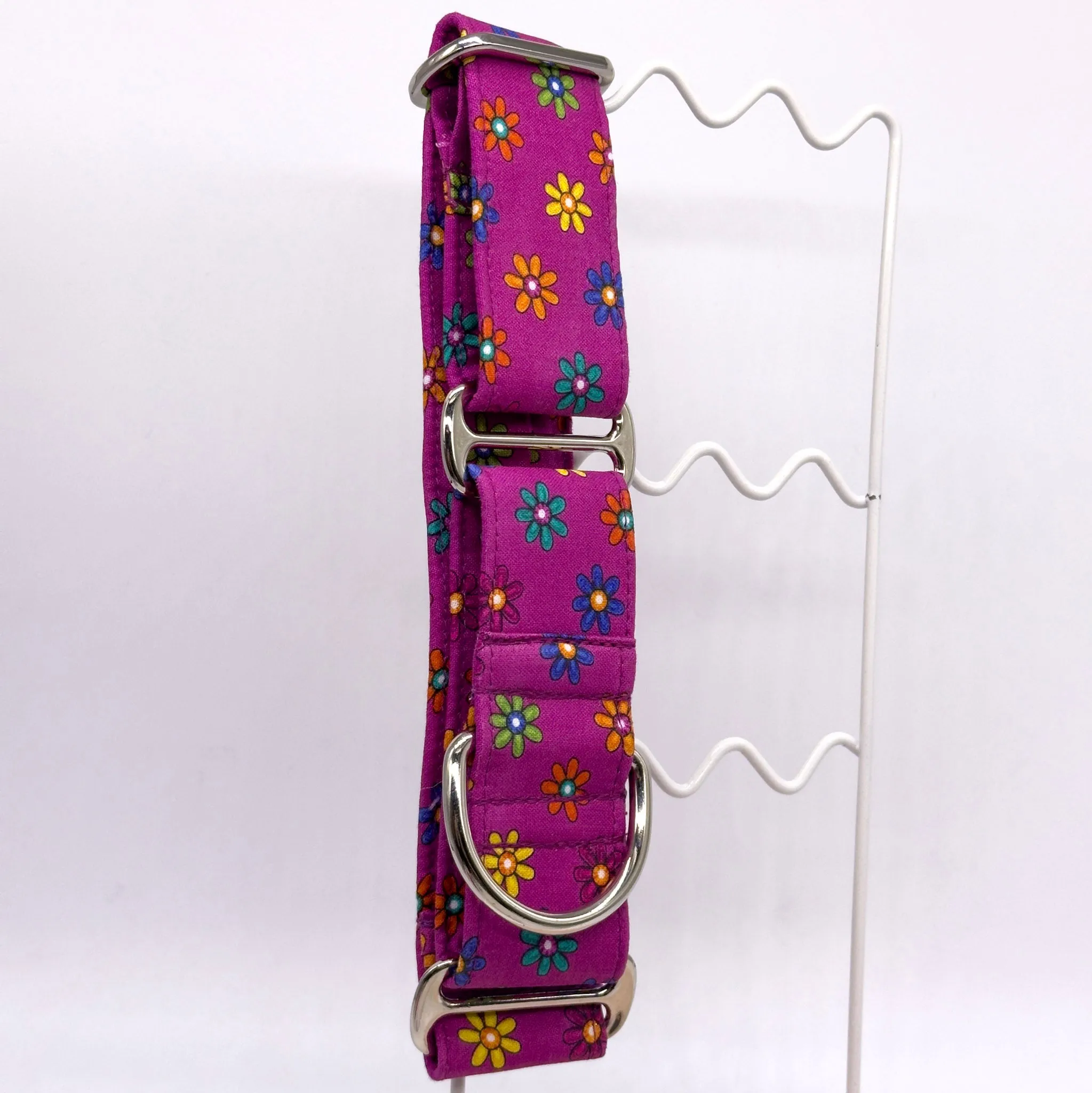 Martingale Collar - Magenta Blossom Bliss