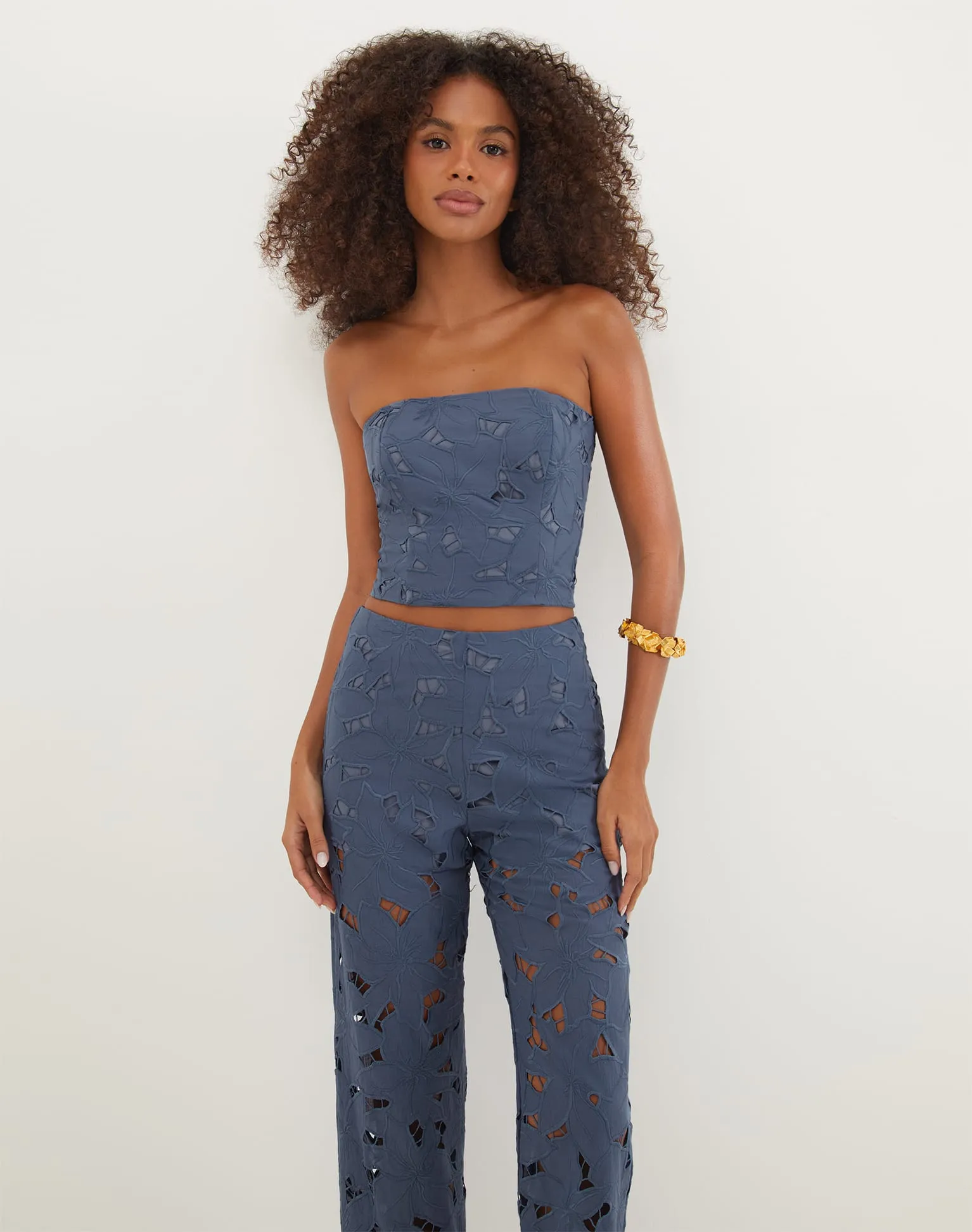 Mei Cropped Top - Bayside