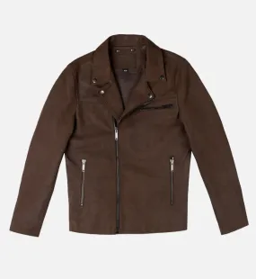 Men's Tobacco Color Motorcycle Leather Jacket