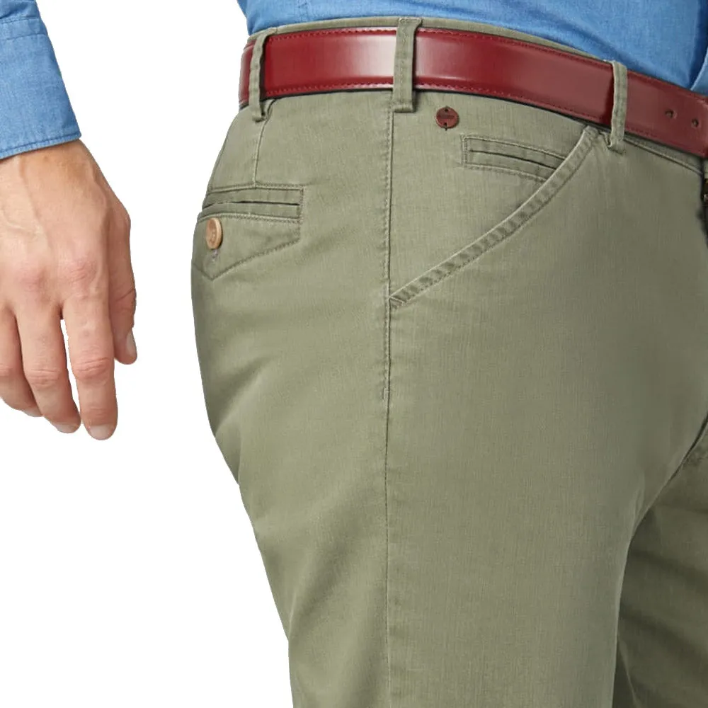 Meyer Soft Cotton Chino - Olive