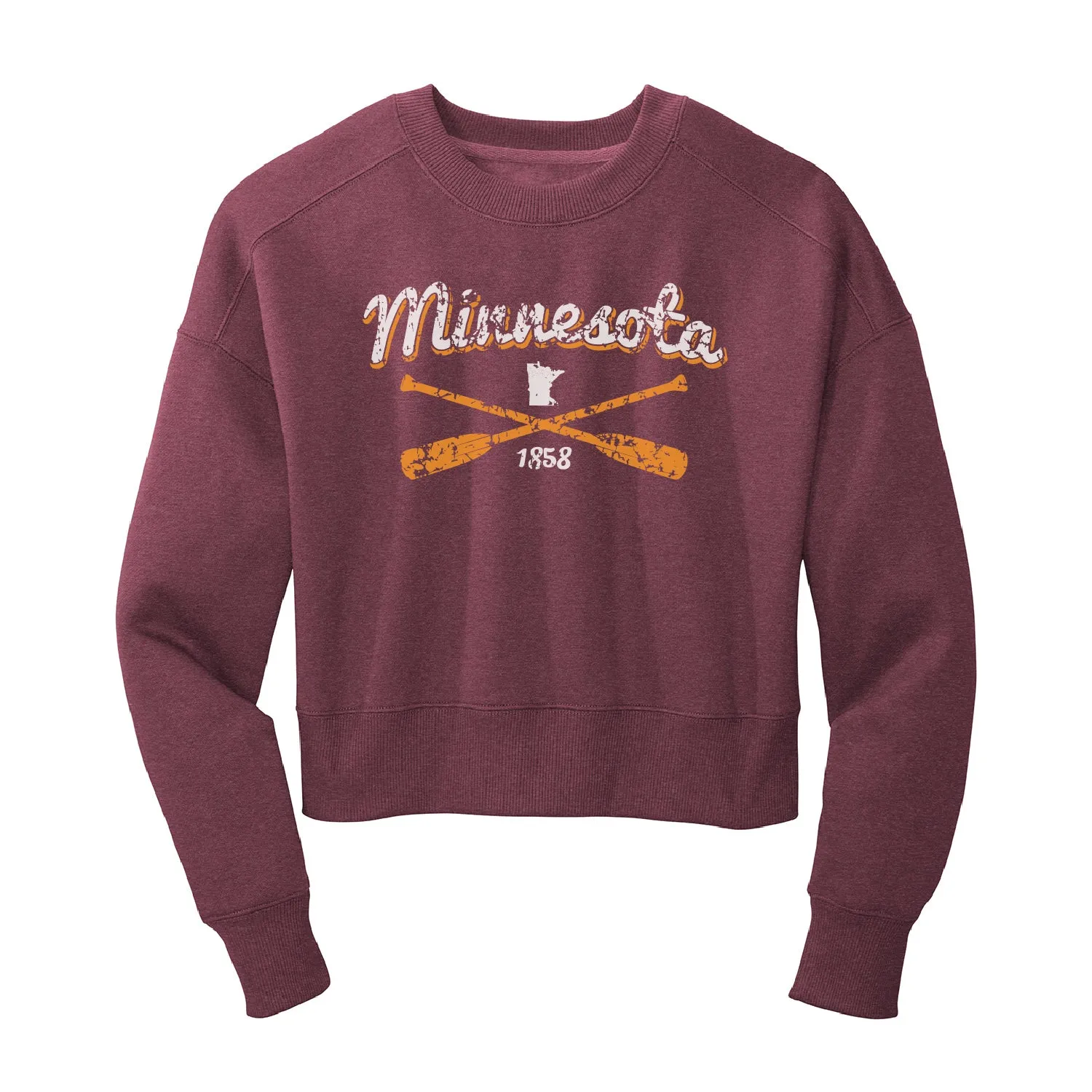 MN42 Women’s Fleece Cropped Crew