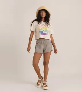 Mountain Cropped Boxy Premium Tee