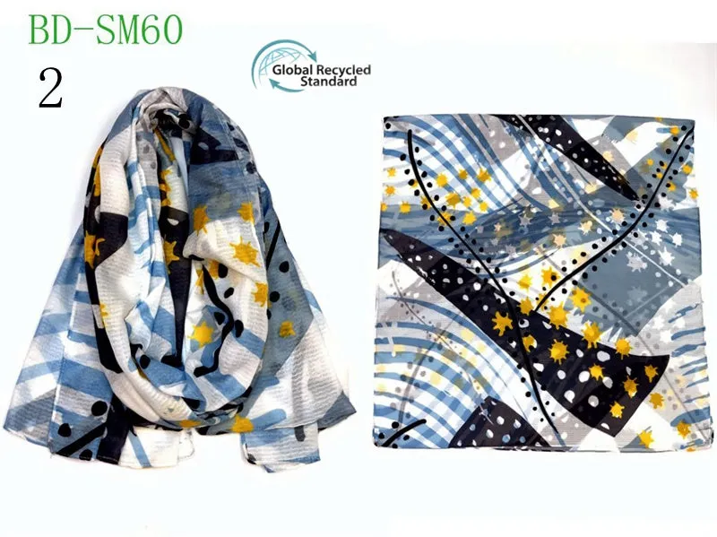 MYP047   Starry sky quicksand fashion printed scarf