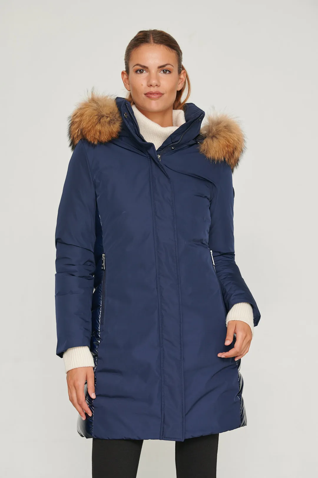 Nicole Women Puffer Jacket BLUE INK