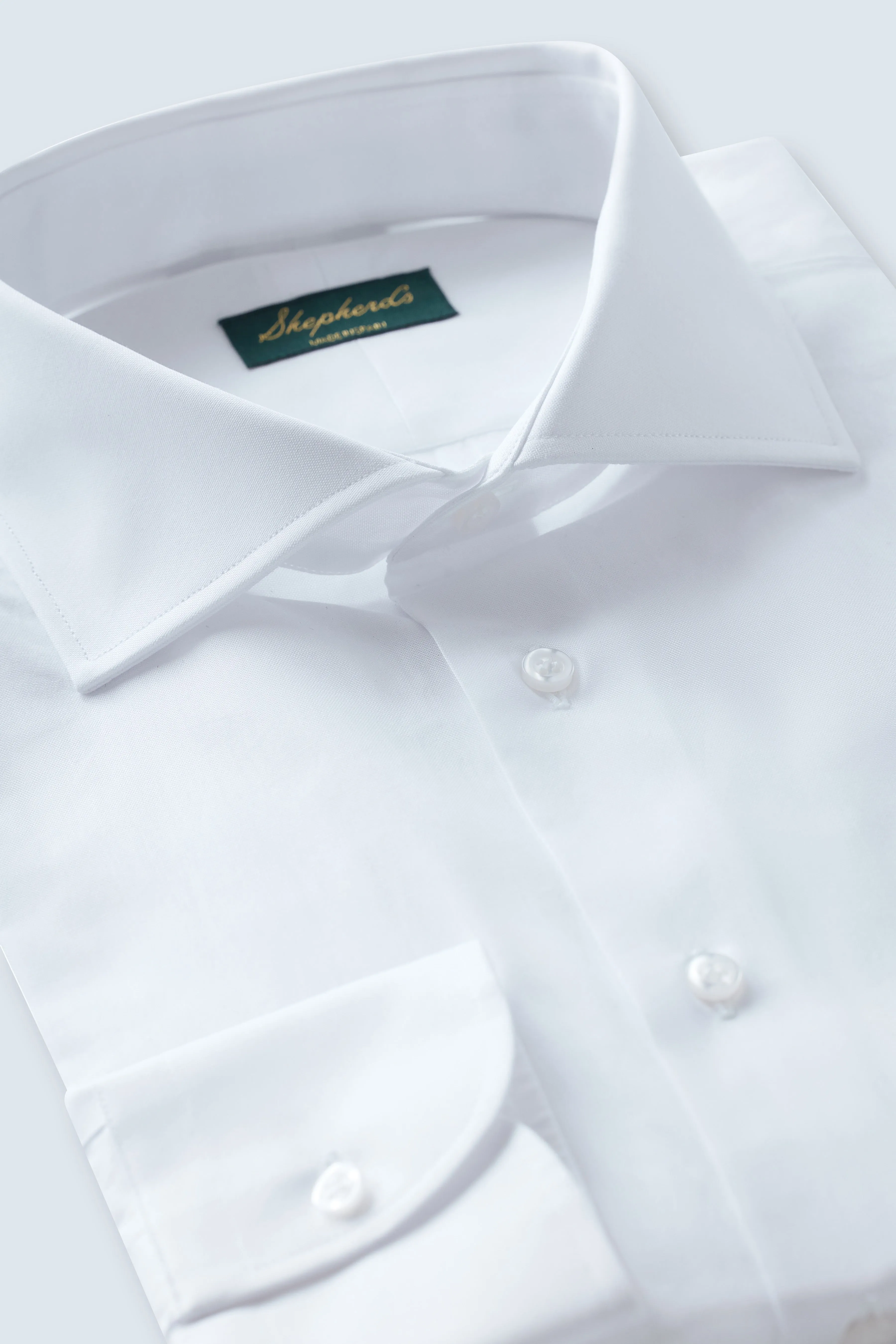 No. 1 White Poplin Shirt