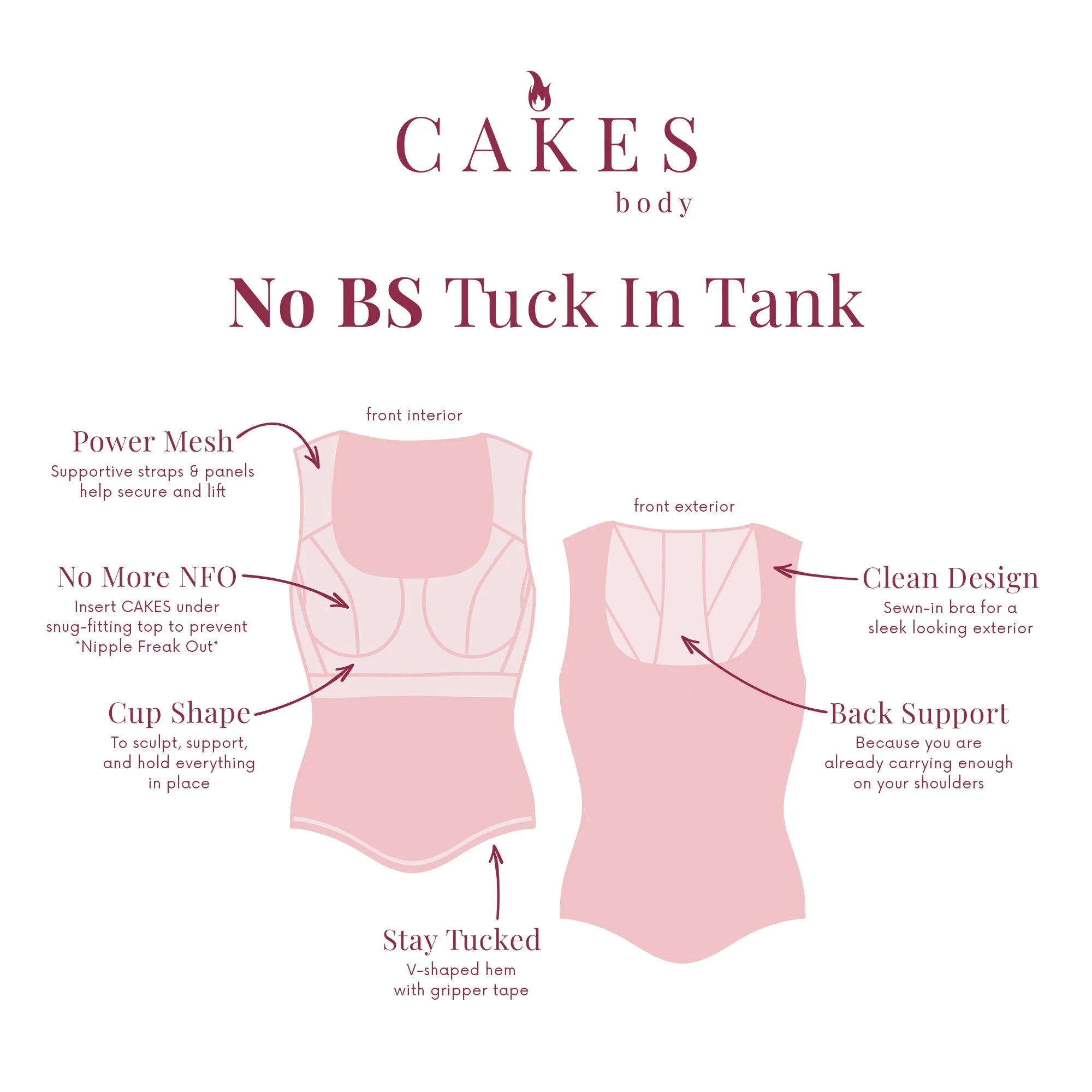 No BS Tuck-in Tank