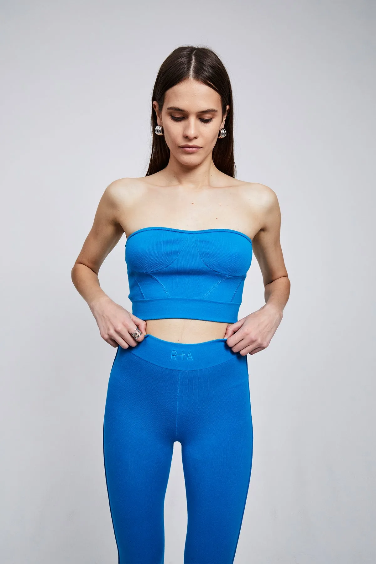 NOUR TOP | CYAN BLUE