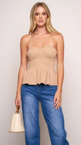 nova top in nude