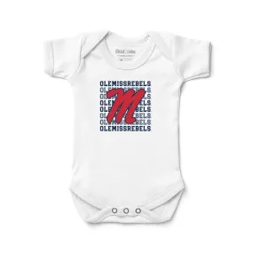 Ole Miss Rebels Retro Bodysuit