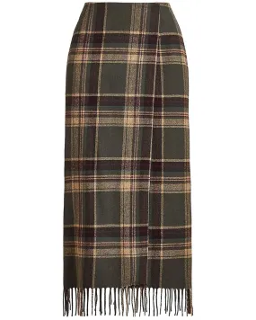 Olive Green Hunting Plaid Aden Skirt