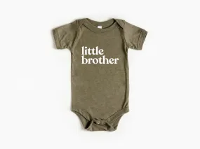 Olive Little Brother Bodysuit