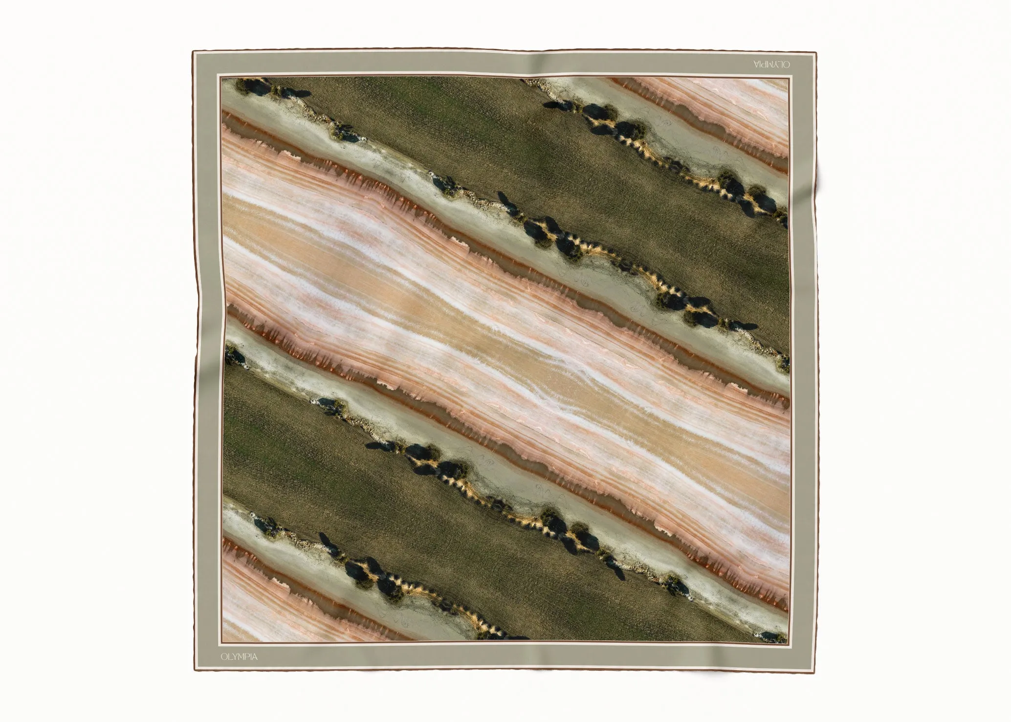 Olivine Limited Edition Silk Scarf - 89x89cm | A/W 2024 Collection (NZ)