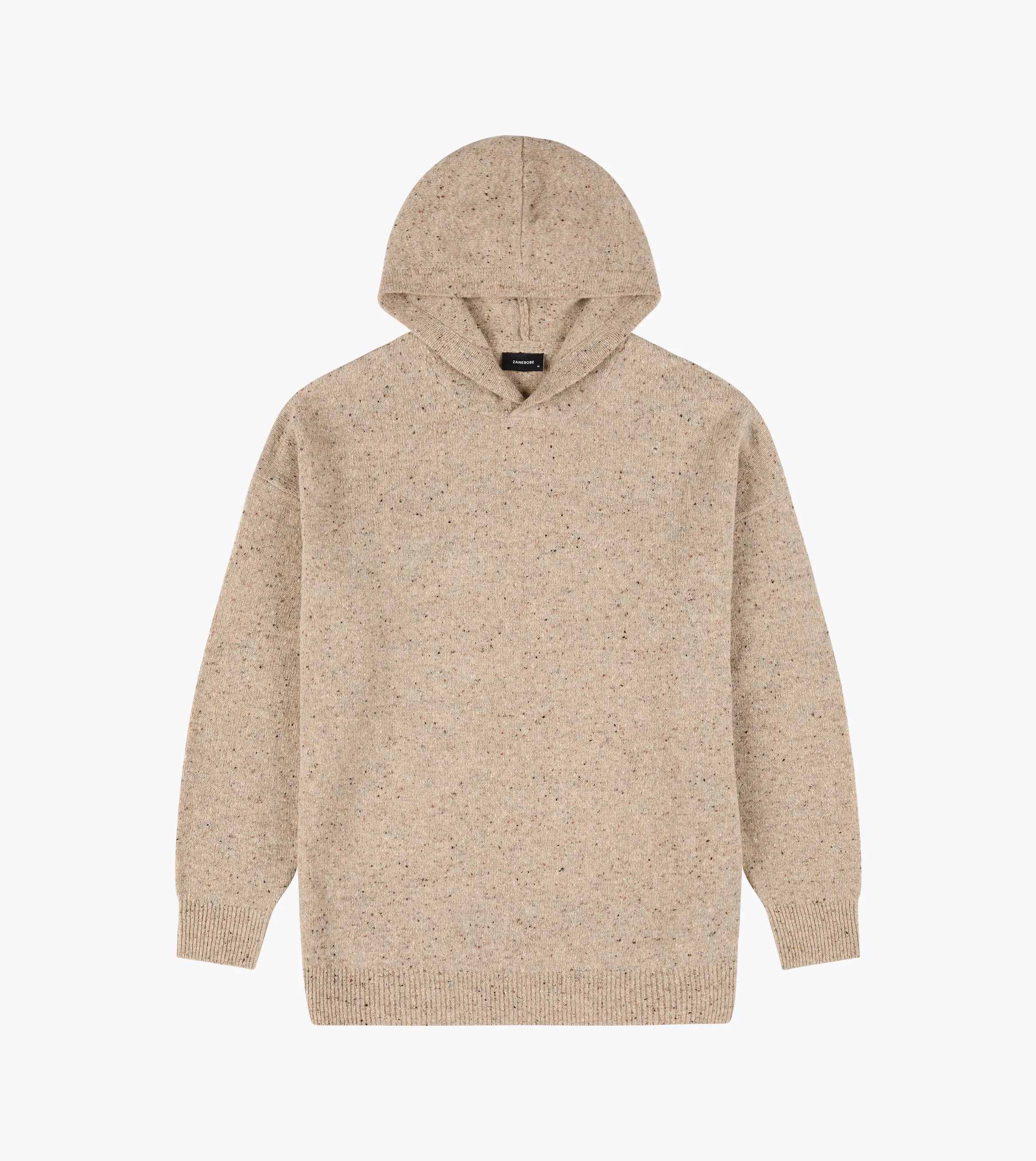 OS Hood Knit Natural Marle