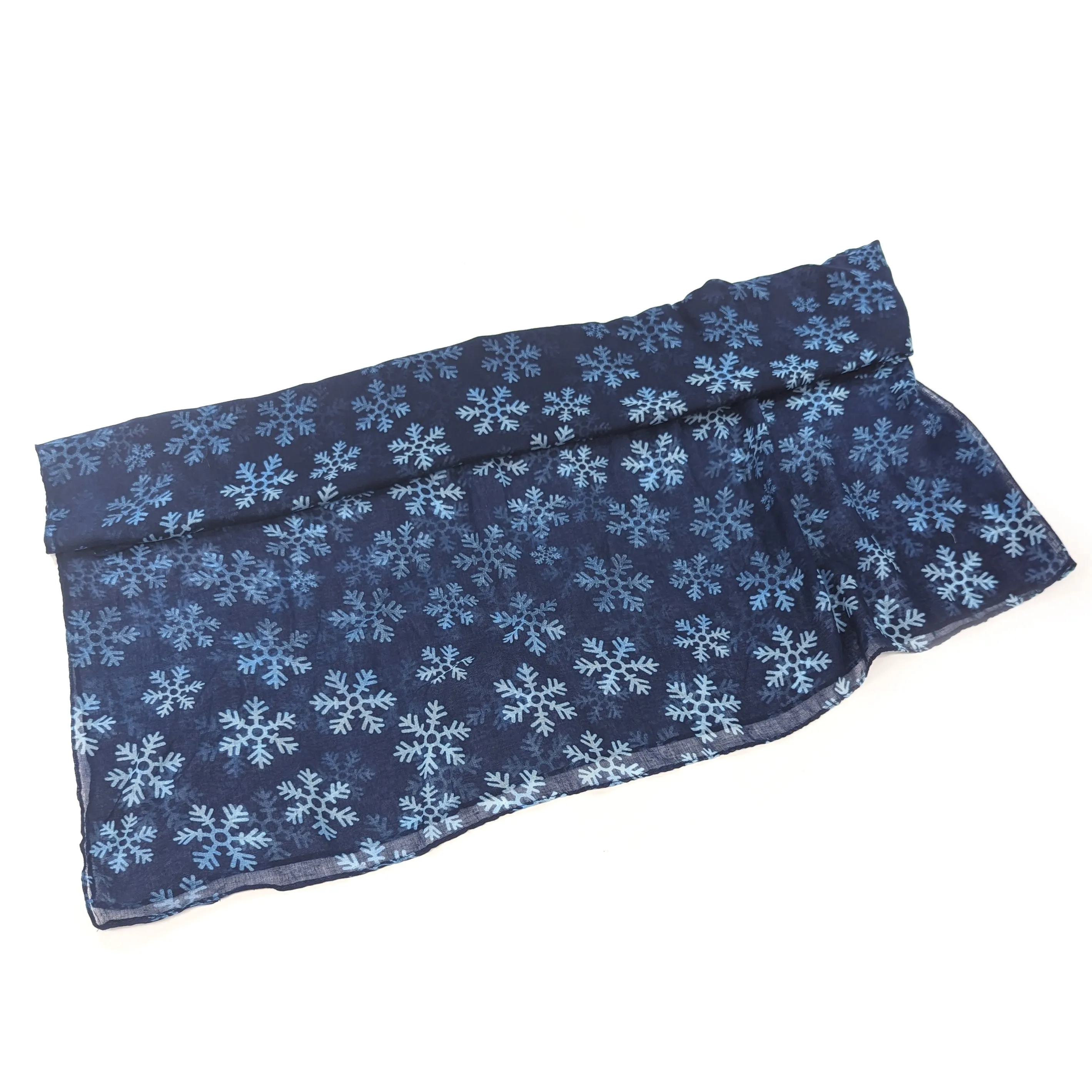 Passi - Snowflake Scarf - Deep Blue