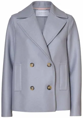 Peacoat Light Pressed Wool Pearl Grey