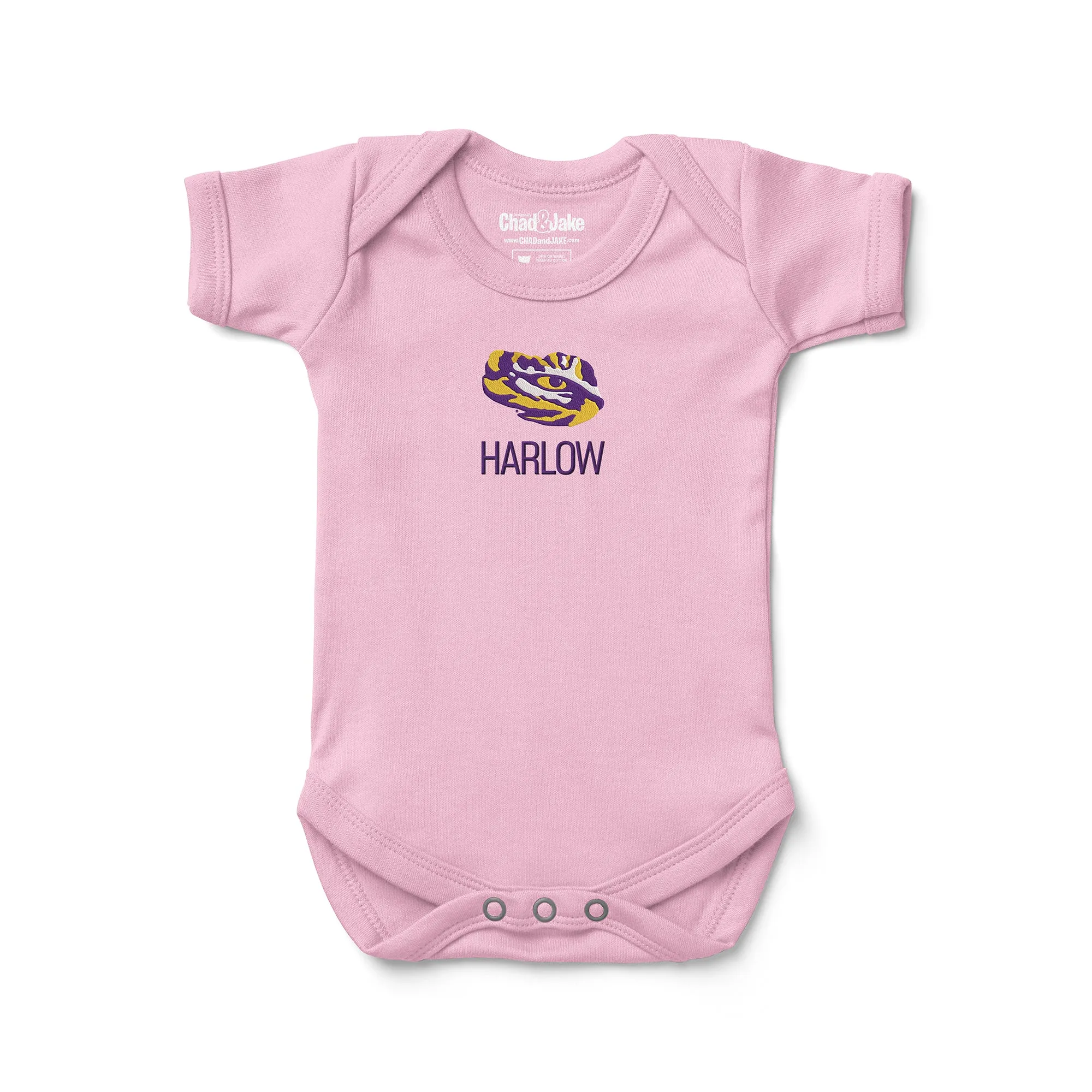 Personalized LSU Tigers Eye Bodysuit