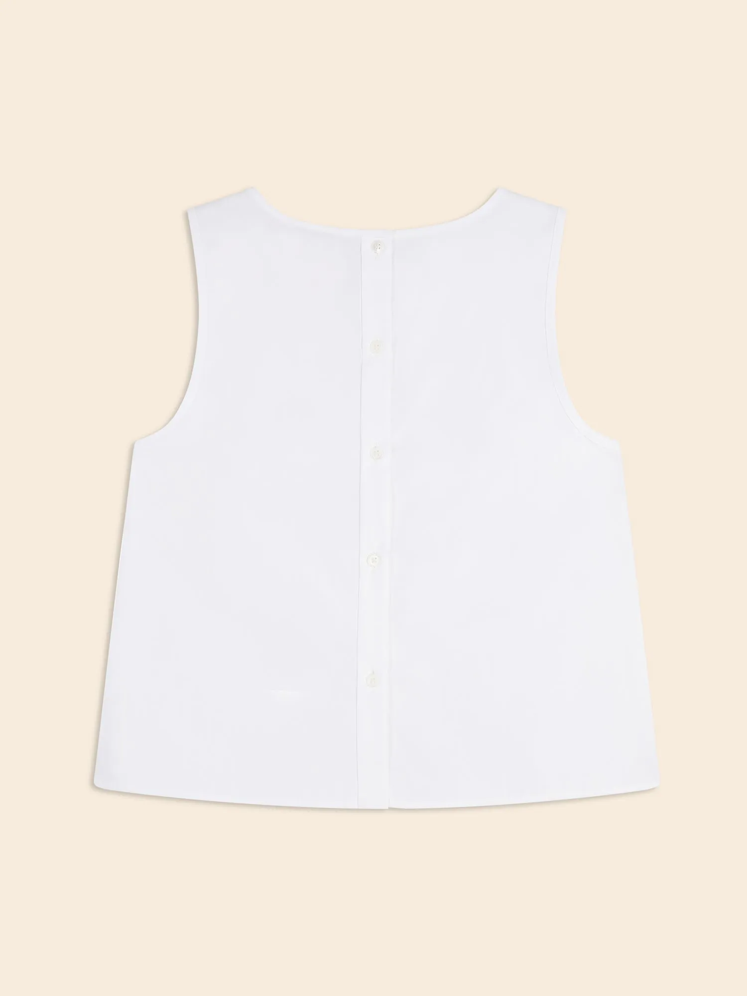 Poplin Cropped Tank