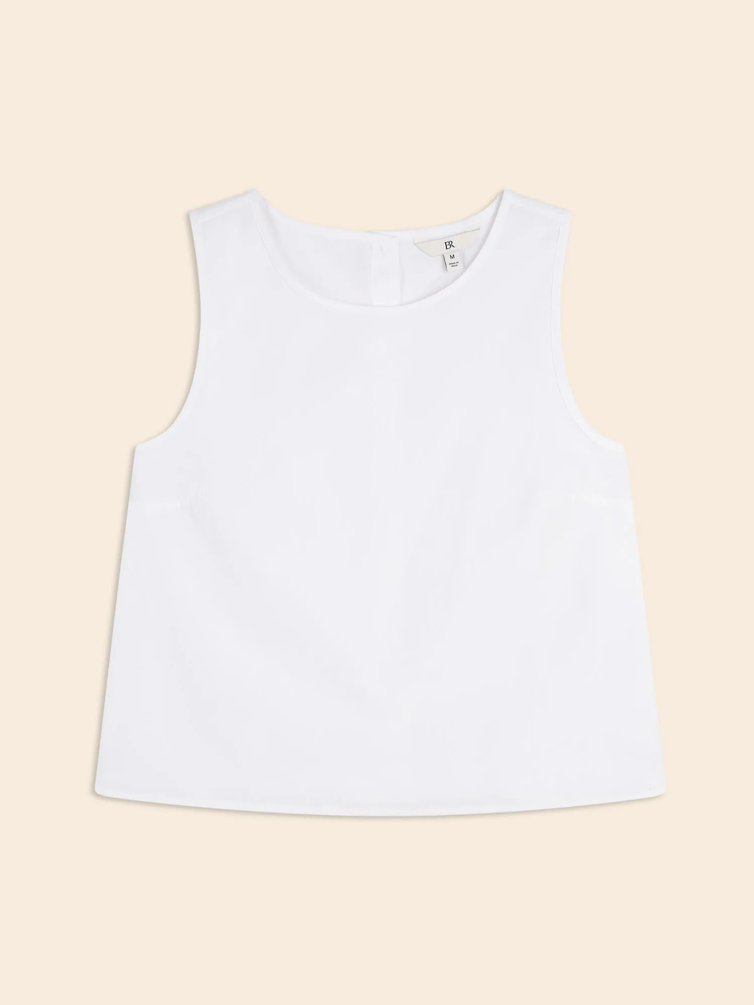 Poplin Cropped Tank