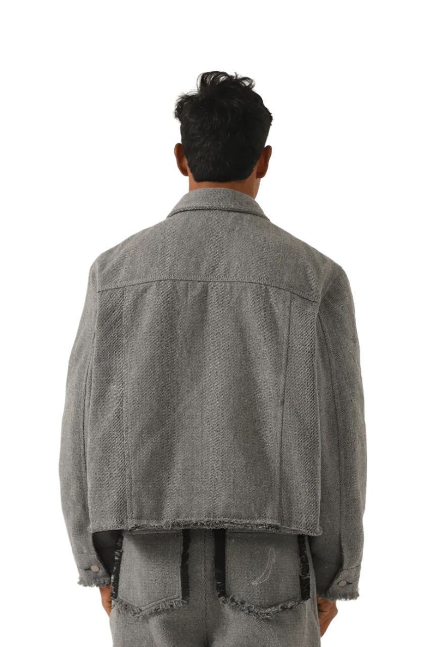 "95" CHARCOAL DENIM JACKET