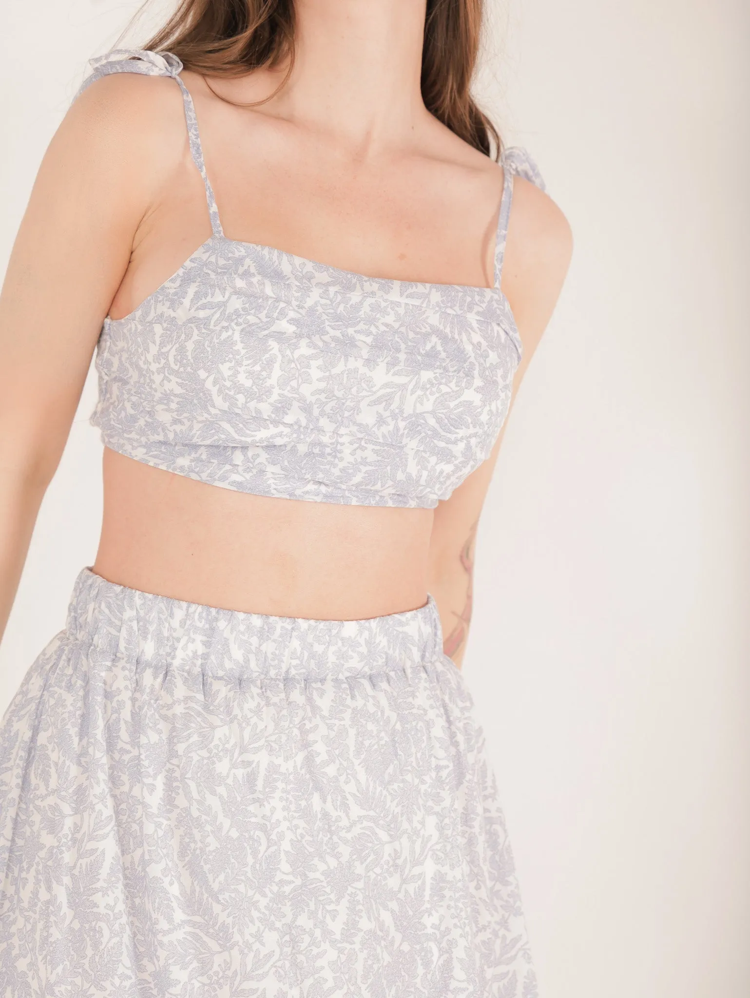 Sandy Tie Strap Crop Top