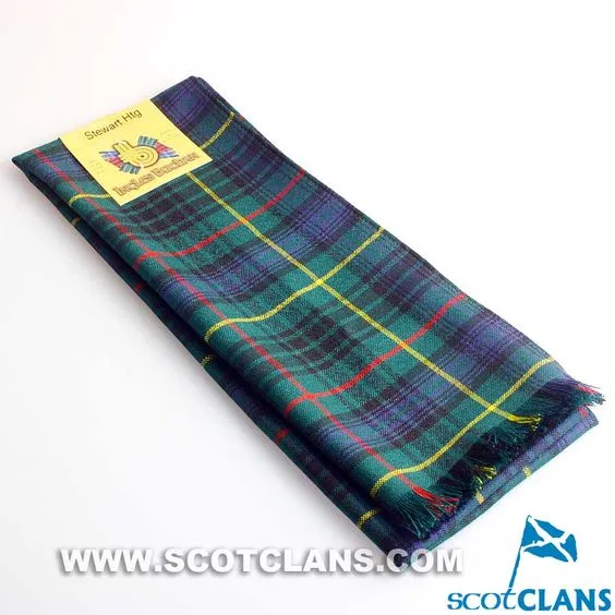 Scarf in Stewart Hunting Modern Tartan