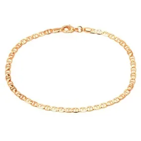 Sevil 18K Gold Filled Flat Marino Anklet