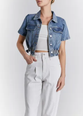 Short Sleeved Cropped Jacket