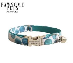 SMALL SIZE DOG & CAT COLLAR - MOON BLUE