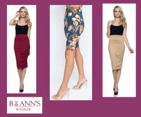 SOPHIISTICATED TRIO PENCIL SKIRT SET