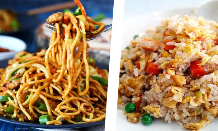 Spicy Chicken Noodles or Fried Rice at Risushi