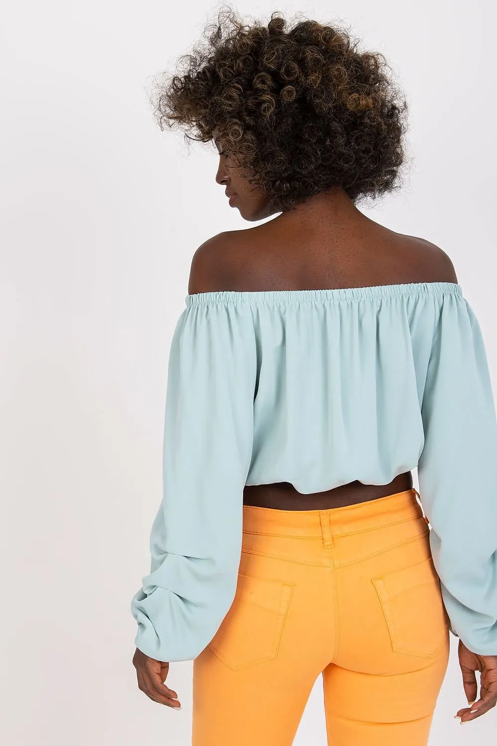 TEEK - Wide Sleeve Off-Shoulder Premium Blouse