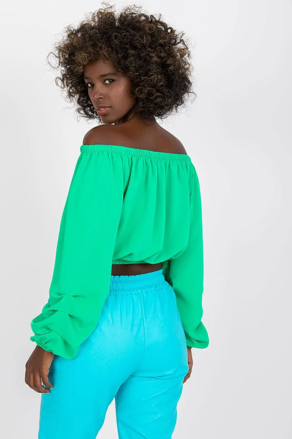 TEEK - Wide Sleeve Off-Shoulder Premium Blouse