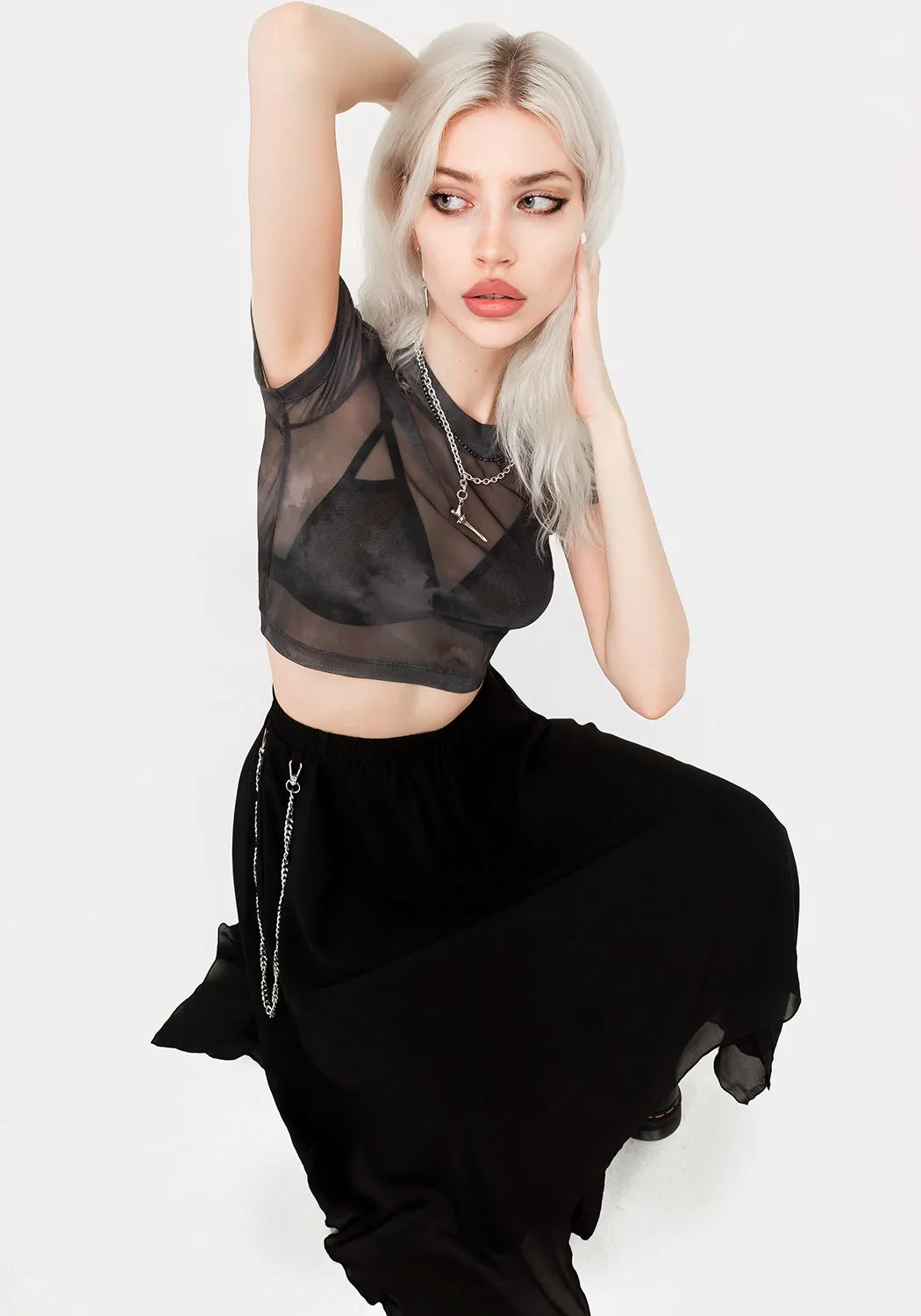 Tempest Mesh Crop Top