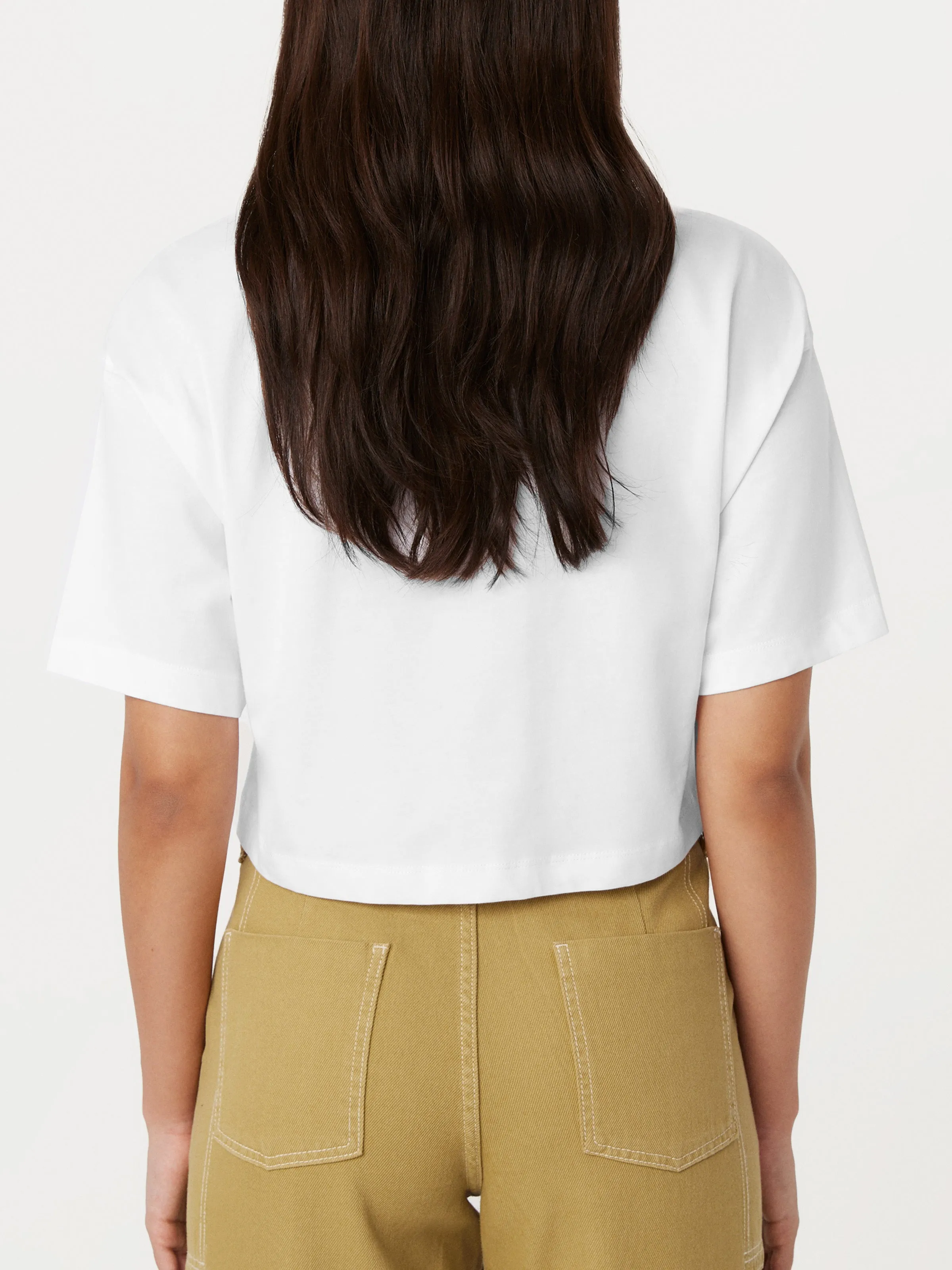 The Cropped Boxy T-Shirt in Bright White