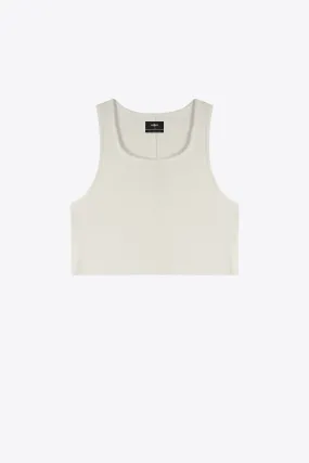 The Cropped Racerback Beater