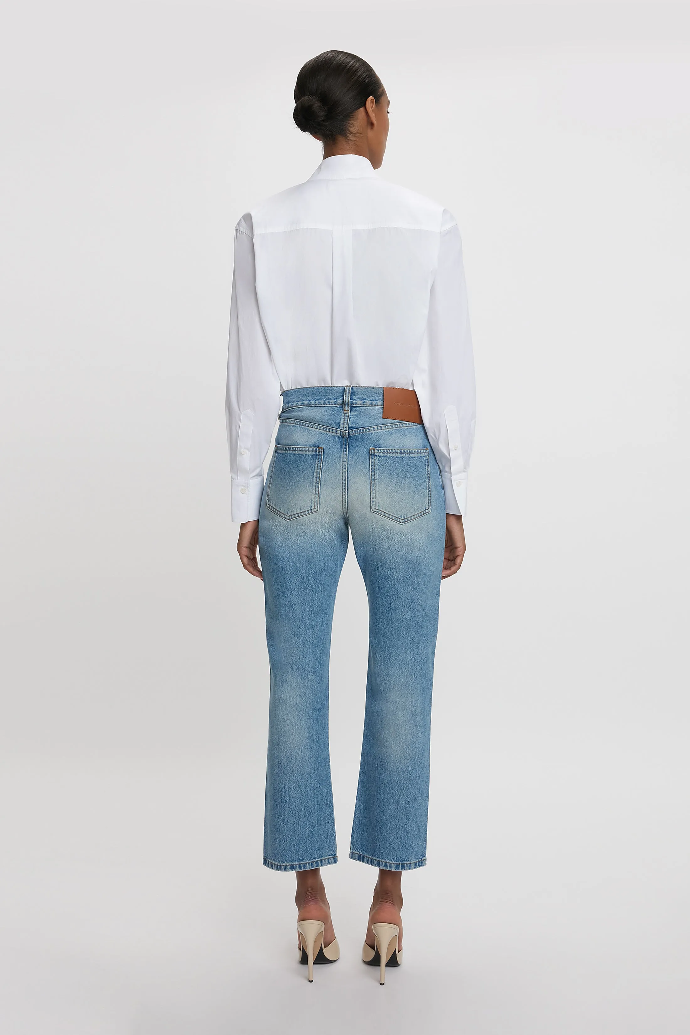 Victoria Mid-Rise Jean In Light Blue