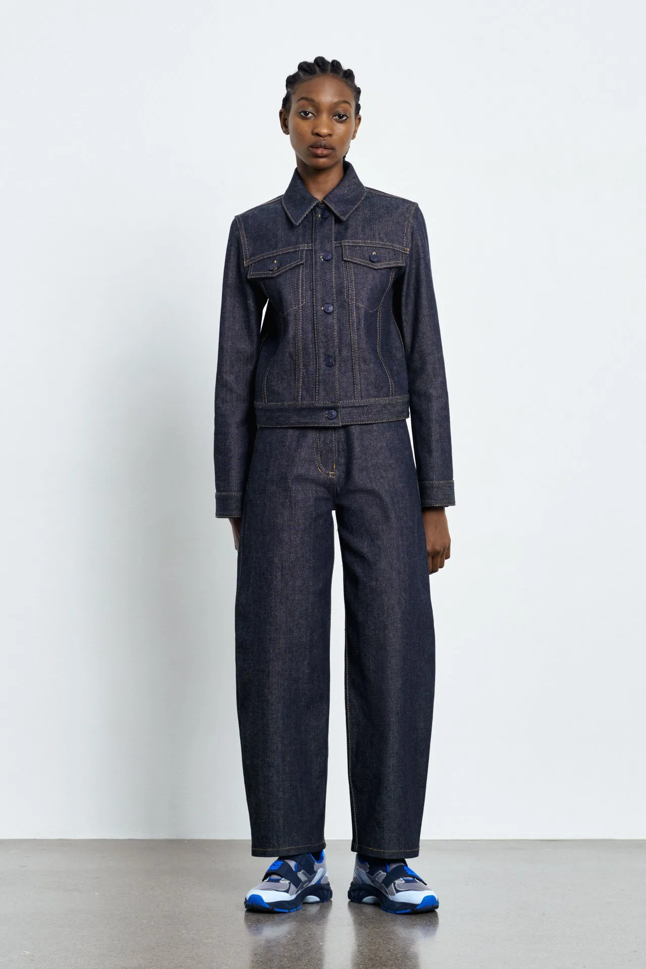 VIOLA | TROUSERS BOWNESS DENIM BLUE GRAPHITE