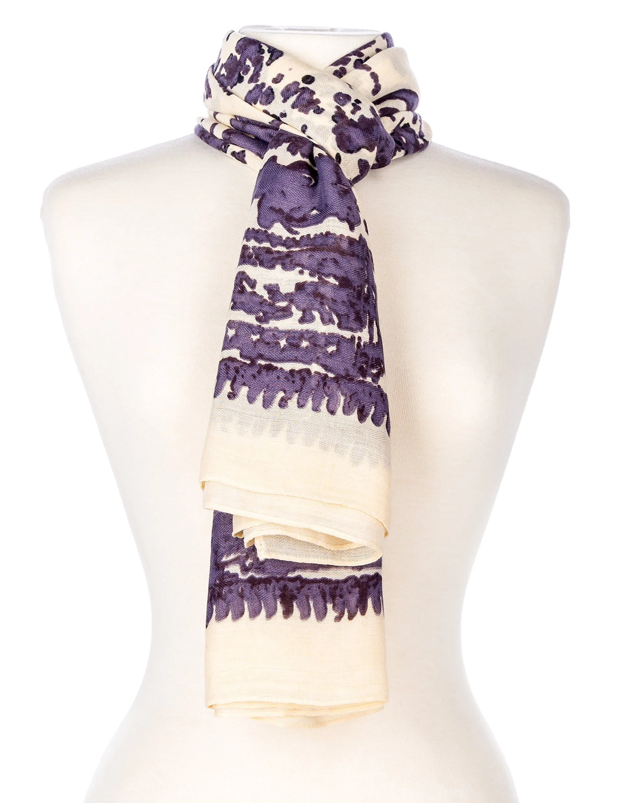 Watercolor Spring Scarf