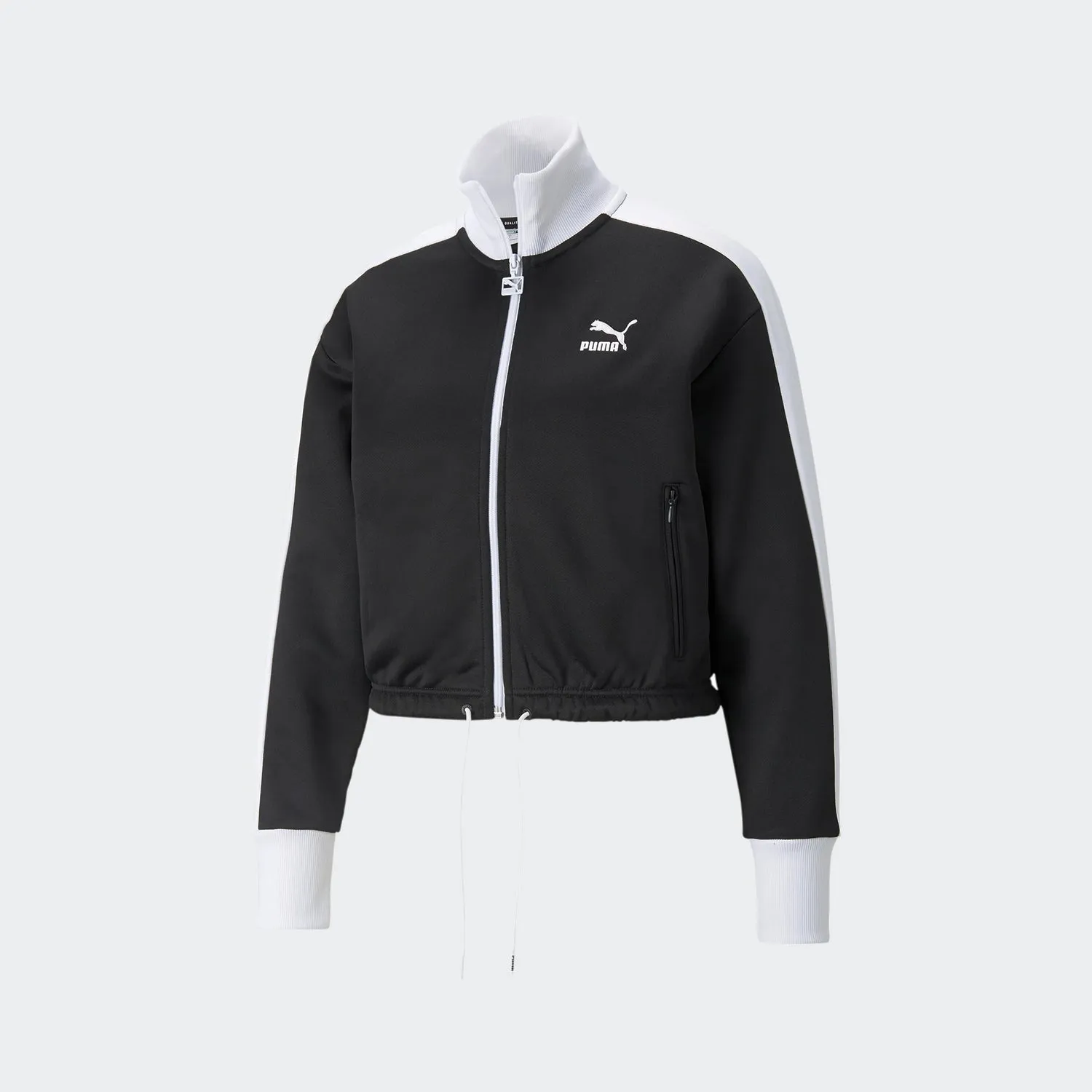 Women's PUMA Iconic T7 Cropped PT Jacket Black